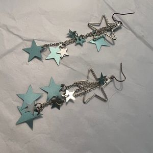 Silver Star Earrings